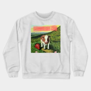 Strawberry Cow Crewneck Sweatshirt